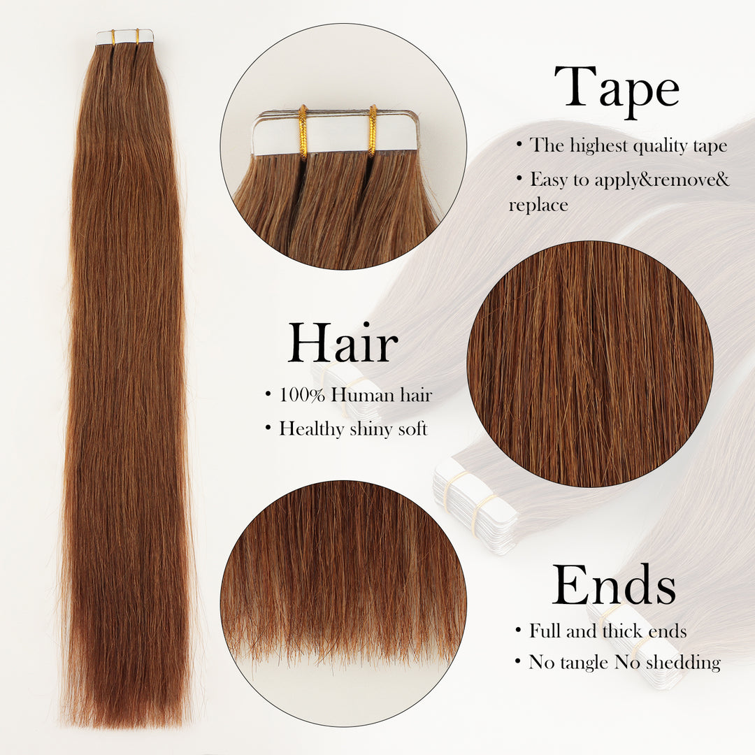 Orientfashion Seamless Invisible Tape In Hair Extensions 40pcs/pack