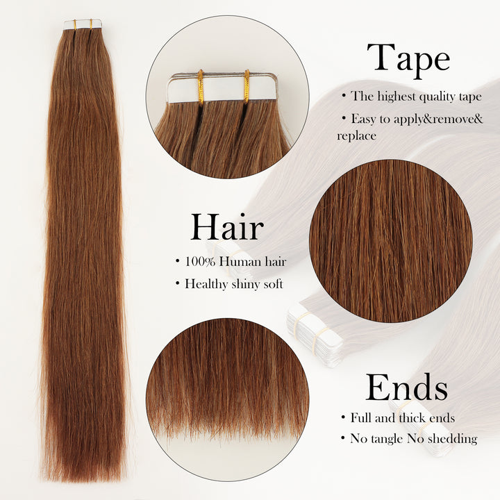 Orientfashion Seamless Invisible Tape In Hair Extensions 40pcs/pack