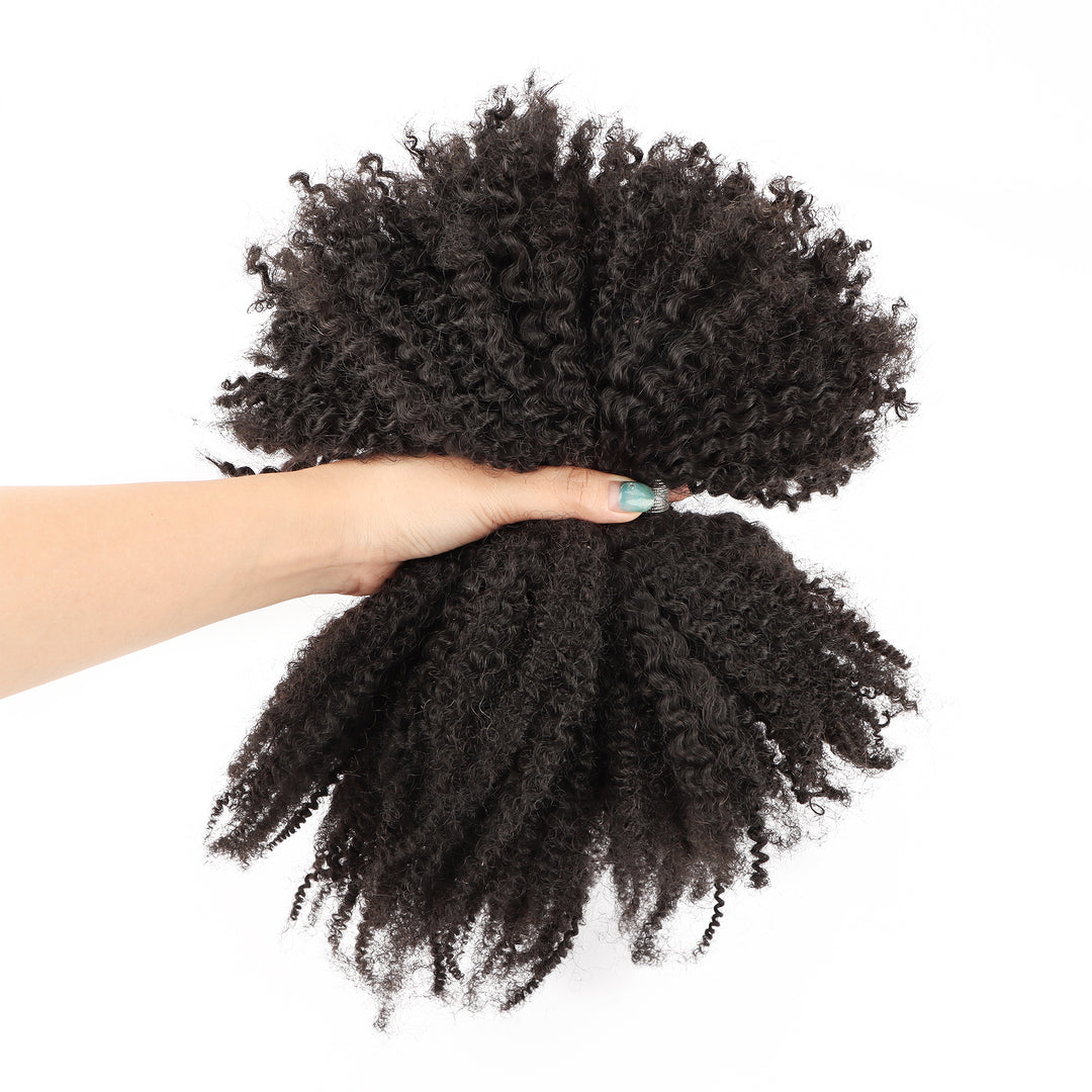 Orientfashion 4c Human Hair Bulk for Braiding 100g/Pack