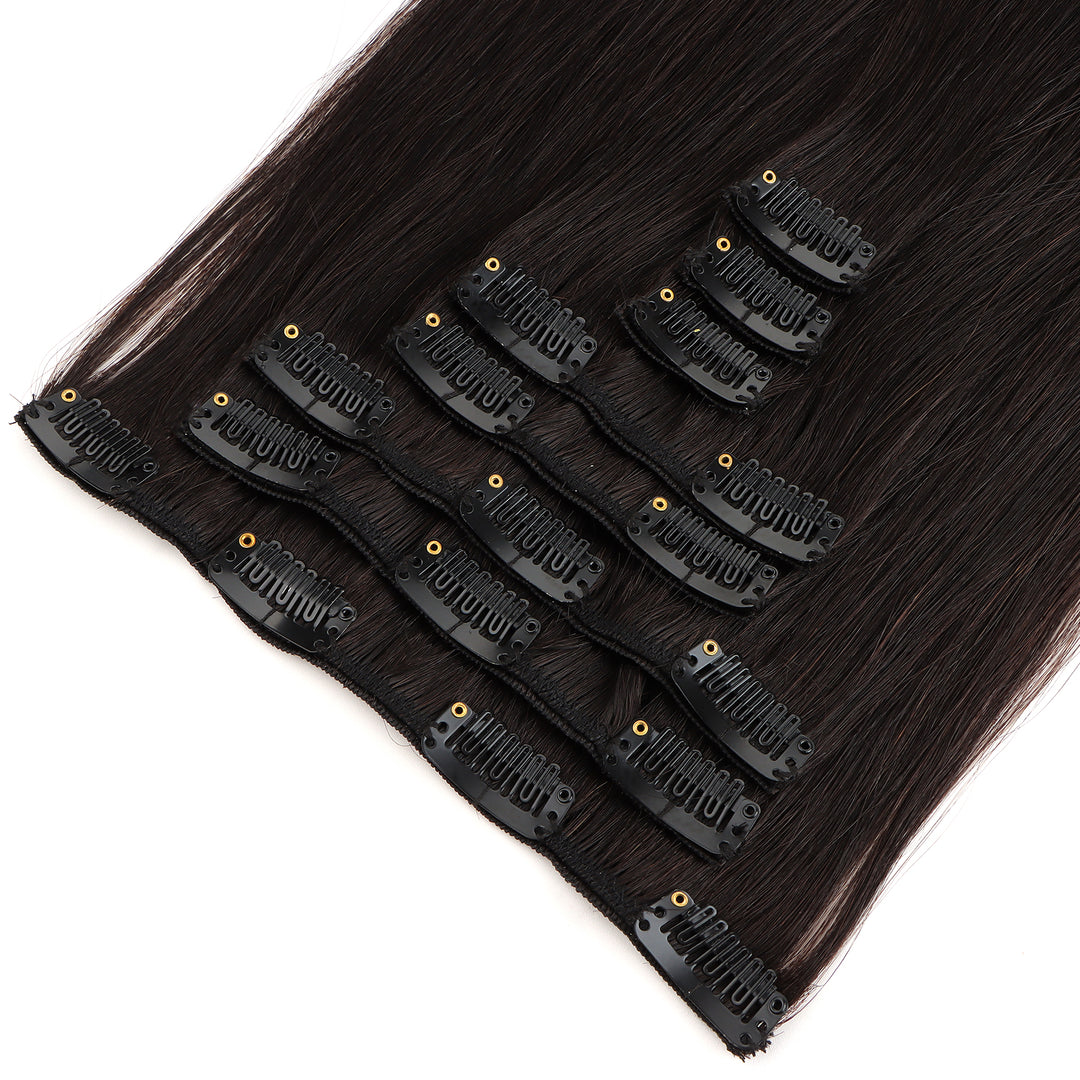 Orientfashion Remy Clip in Hair Extensions Real Human Hair Extensions 100g