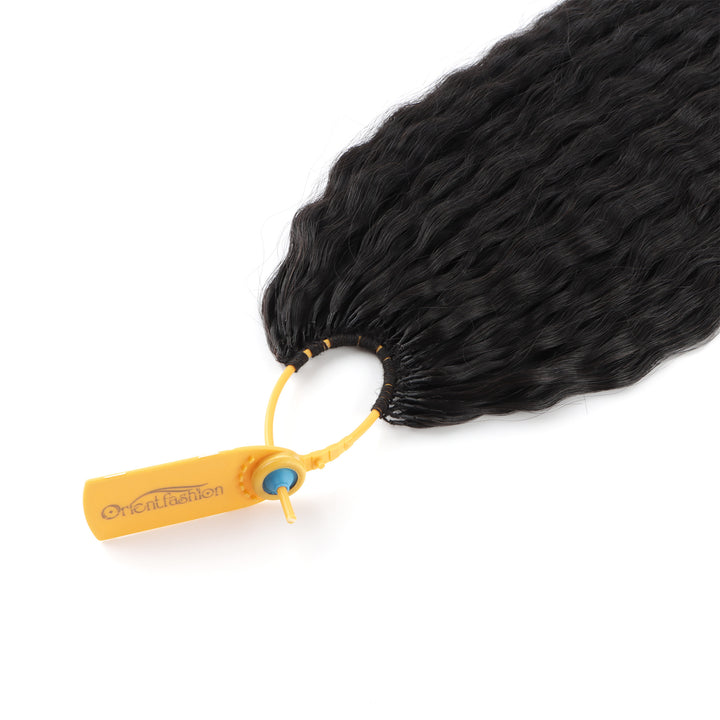 Orientfashion Cheveux Naturels Kinky Straight Crochet Human Hair Feather Crochet Human Hair