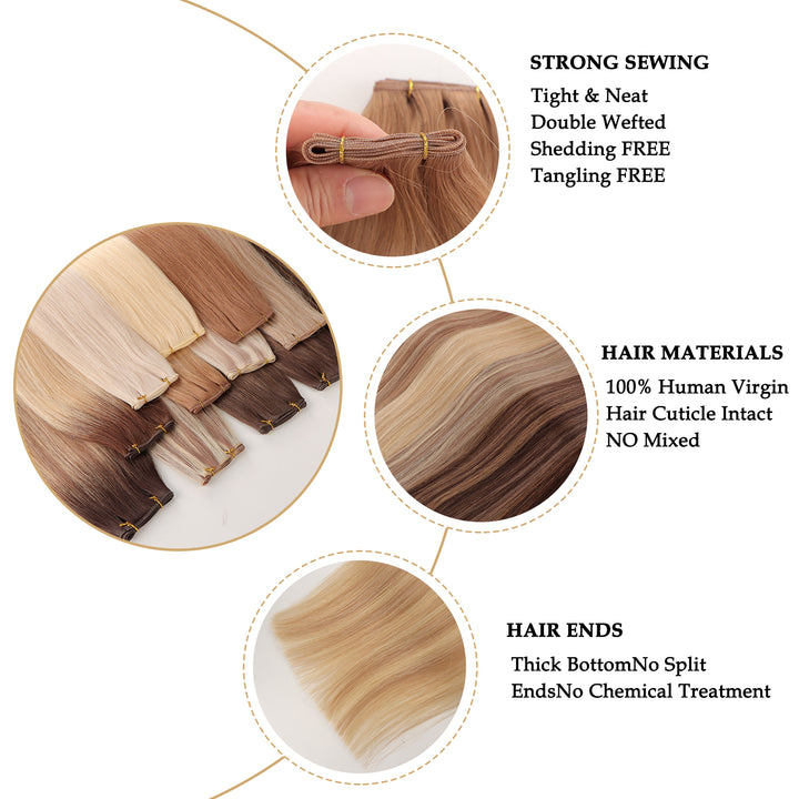 Orientfashion Real Human Hair Genius Weft Hair Extensions 50g