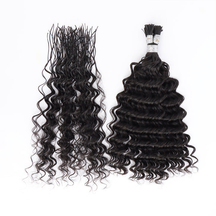 Orientfashion Pre-Divided Deep Wave Human Braiding Hair for Boho Braids
