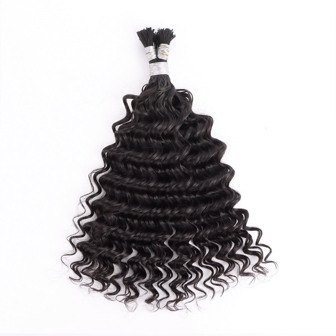 Orientfashion Pre-Divided Deep Wave Human Braiding Hair for Boho Braids