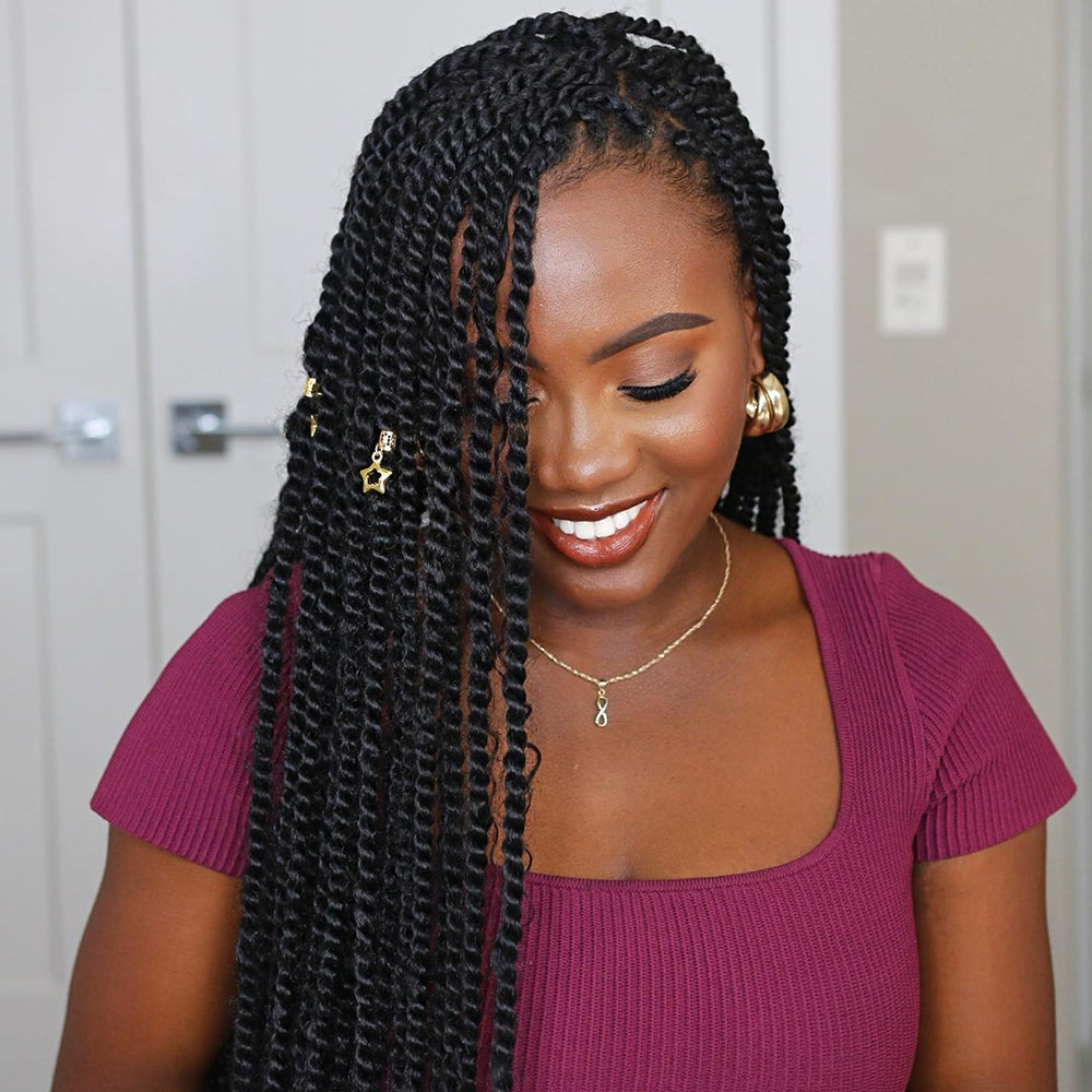 Crocheted Human Hair Braids