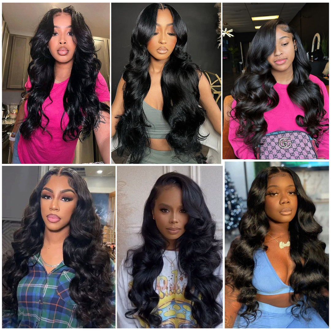 Orientfashion Brazilian Remy Human Hair Bundles Loose Wave 95g/piece