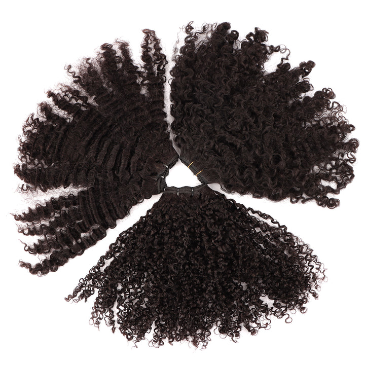 Orientfashion High Quality Pixie Curly Cuticle Aligned Virgin Human Hair Bundles 100g/pack