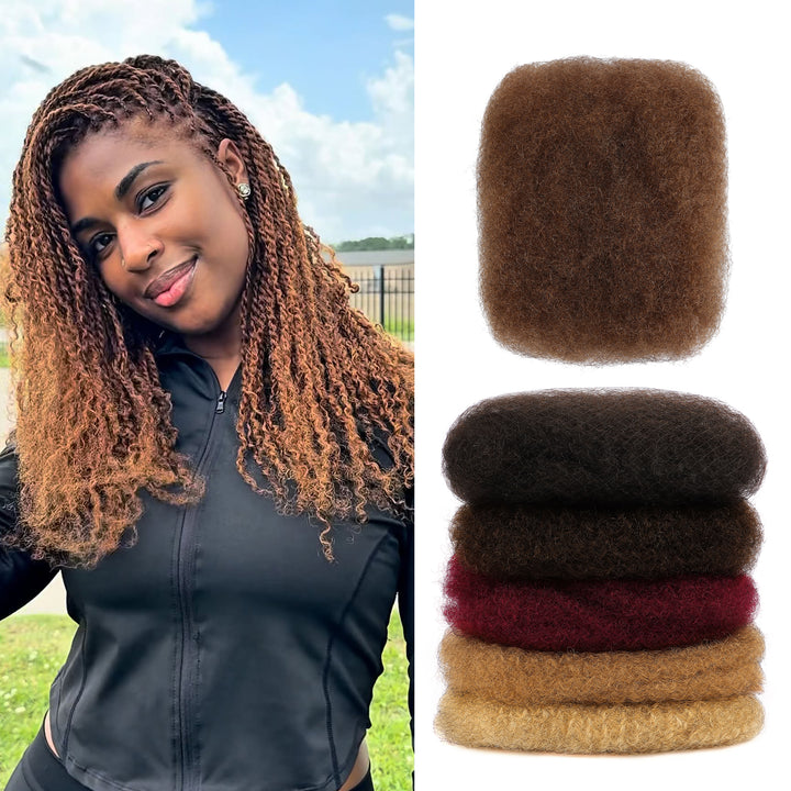 Orientfashion Afro Kinky Bulk Human Hair 50g/Pack