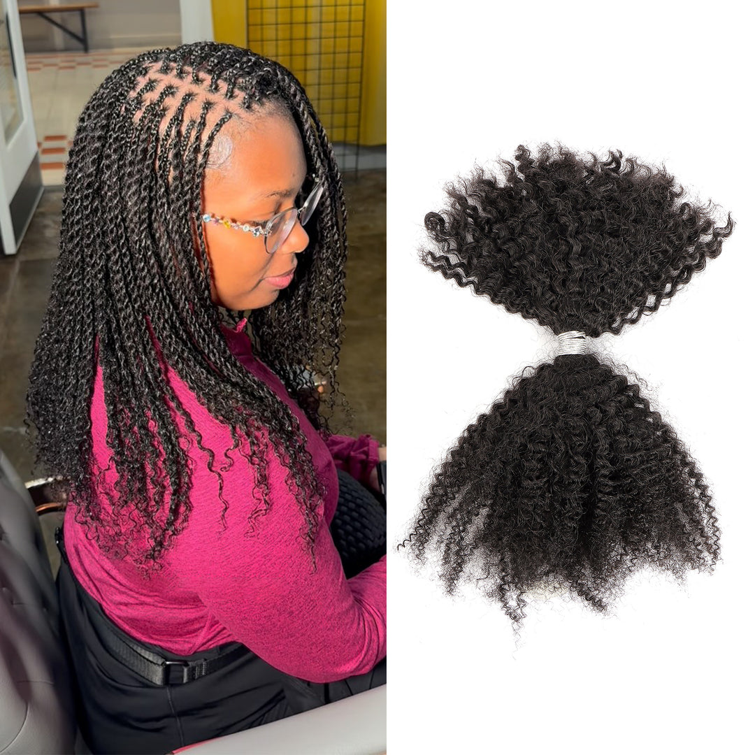 Orientfashion 4c Human Hair Bulk for Braiding 100g/Pack