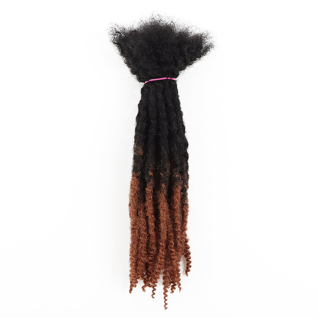 Orientfashion Ombre Textured Locs Human Hair (20 Locs Per Bundle)