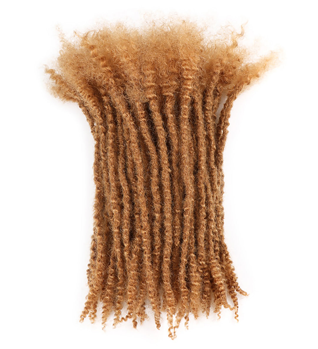 Orientfashion Textured Coiled Tips Loc Extensions Human Hair (20 Locs Per Bundle)