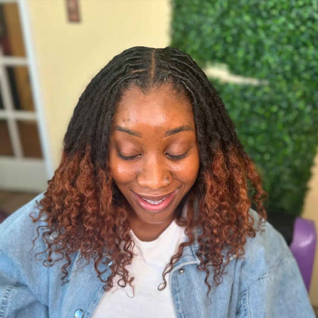 Orientfashion Ombre Deep Goddess Locs Human Hair (20 Locs Per Bundle)