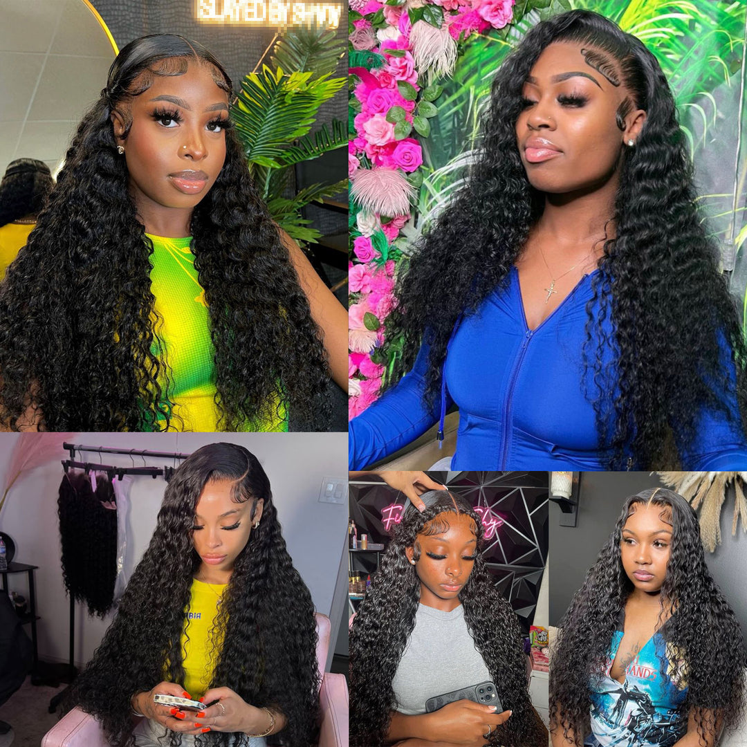 Orientfashion 100% Human Hair Deep Wave Human Hair Bundles for Women