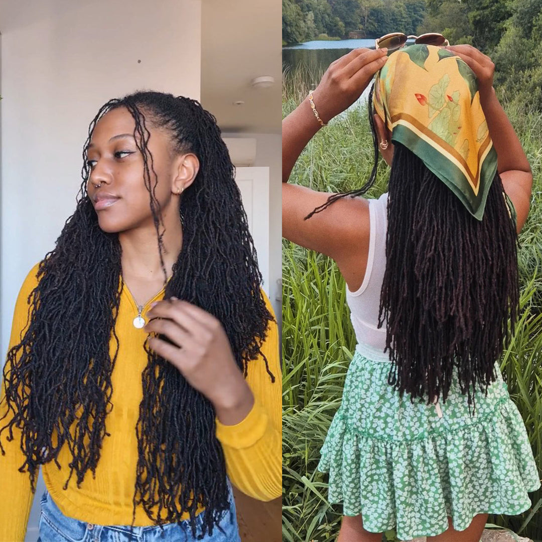 Orientfashion Interlocs Extensions Human Hair (20 Locs Per Bundle)