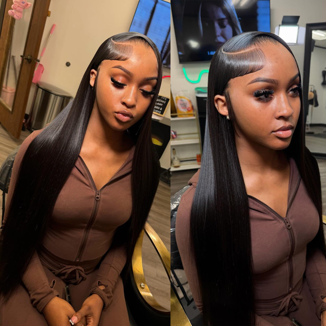 Orientfashion 13*4 Straight Lace Front Wigs Human Hair Brazilian Virgin Wigs for Women