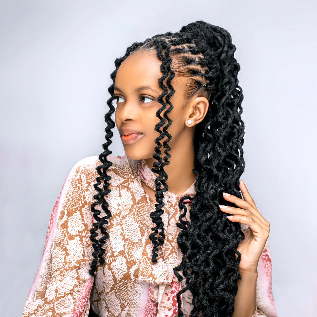 Orientfashion Handmade Loc Extensions Human Hair Dreadlocks (20 Locs Per Bundle)