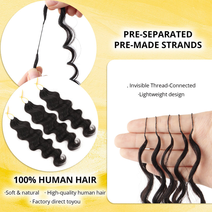 Orientfashion Body Wave Feather Crochet Human Hair Wholesale Crochet Human Hair