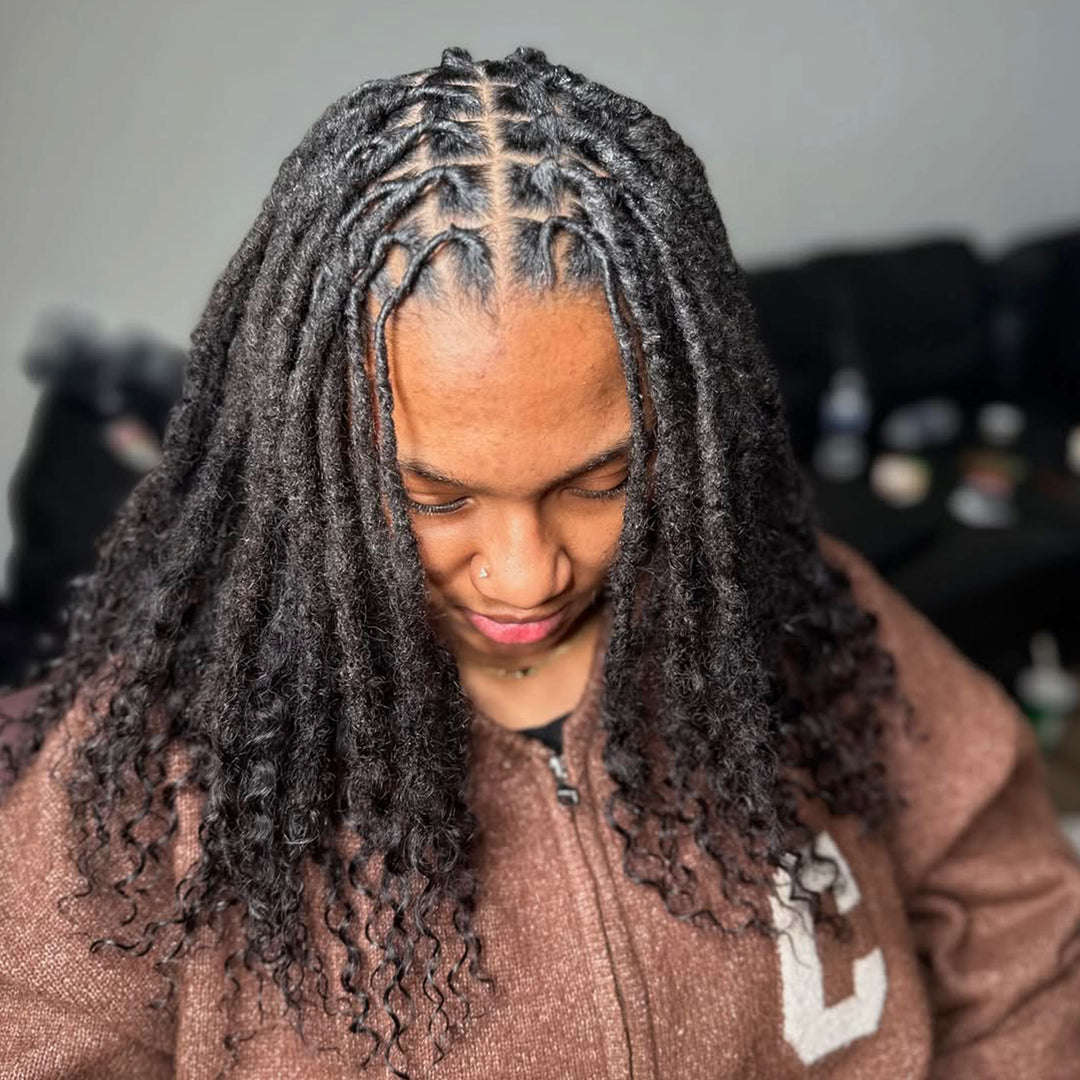 Orientfashion Deep Goddess Locs Human Hair (20 Locs Per Bundle)