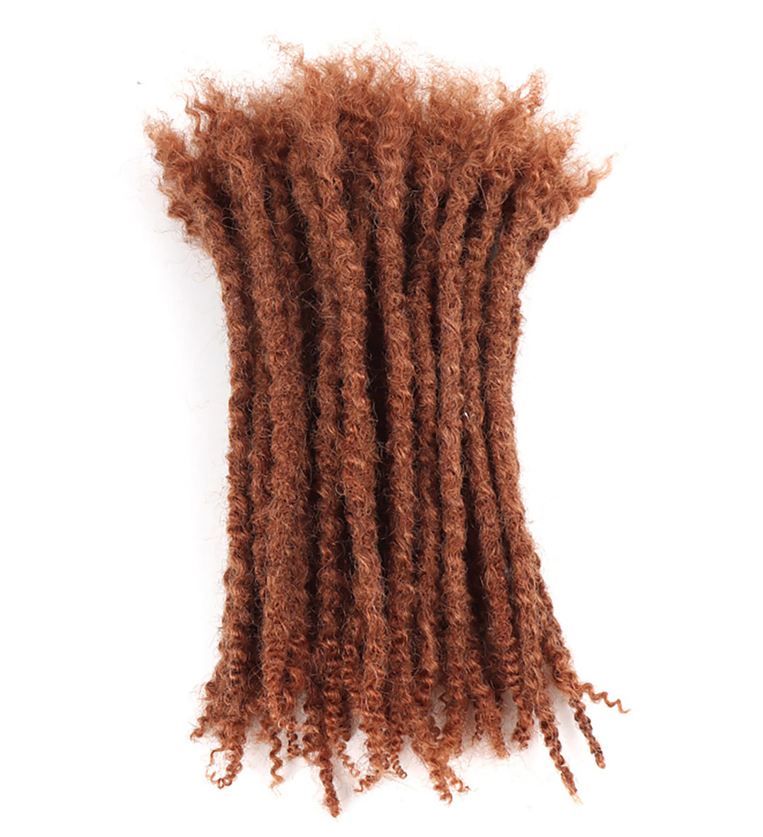 Orientfashion Textured Coiled Tips Loc Extensions Human Hair (20 Locs Per Bundle)