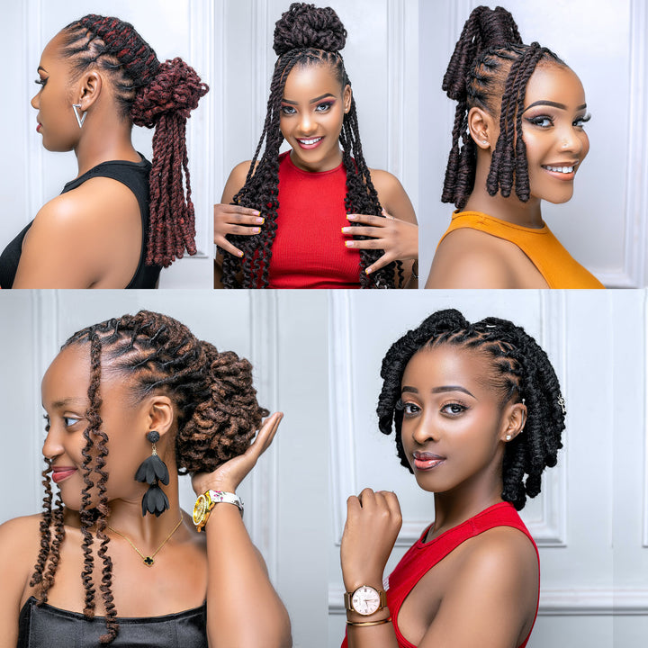 Orientfashion Colorful Dreadlocks 0.6cm Loc Extensions Human Hair (20 Locs Per Bundle)