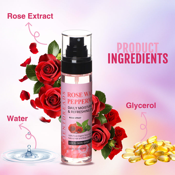 Orientfashion Moisturizing Refreshing Rose Water Spray