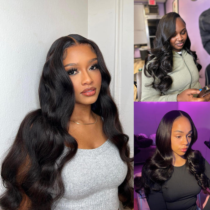 Orientfashion Body Wave Human Hair Lace Frontal Wigs 13*4 Virgin Hair Wigs