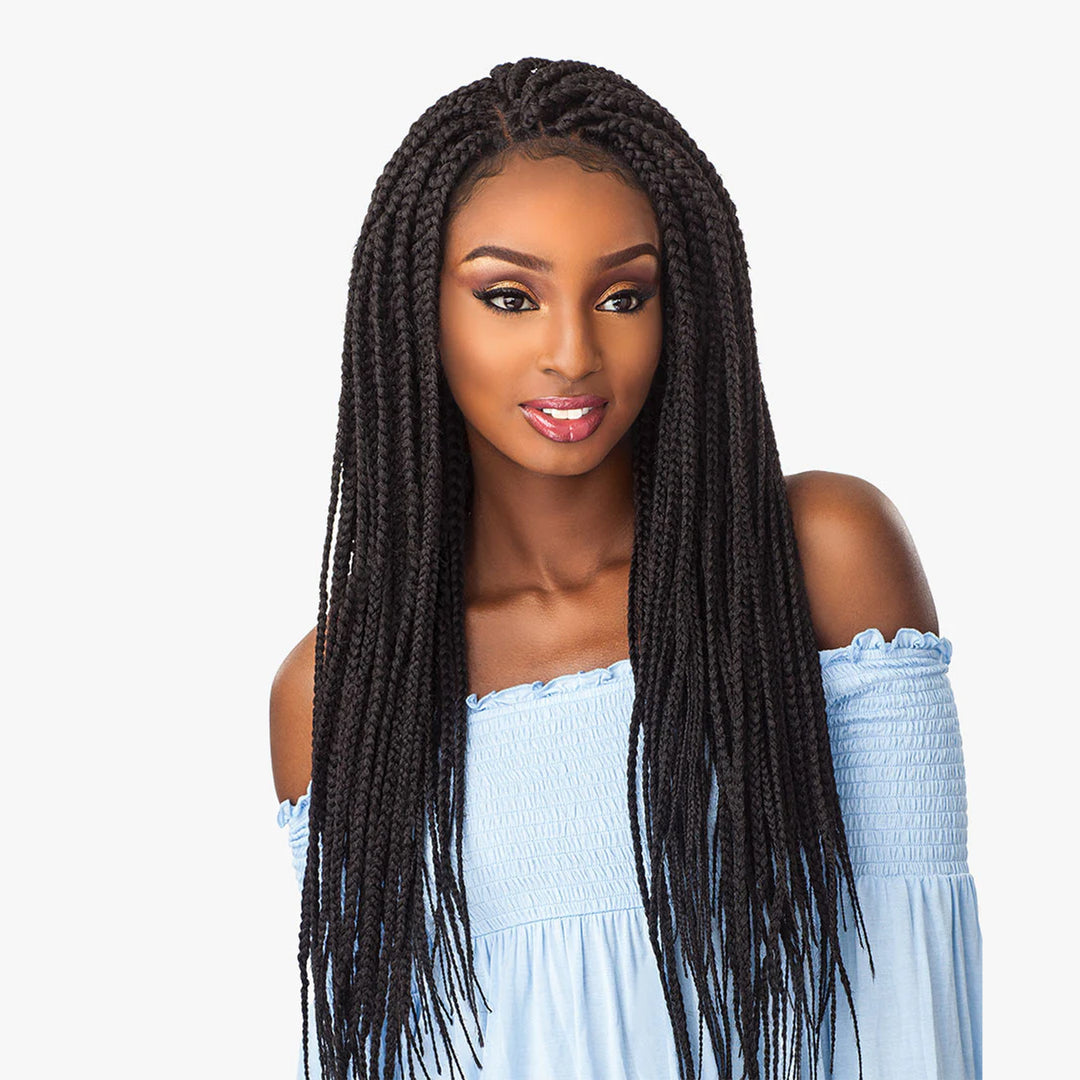 Orientfashion Glueless Full Lace Braided Wigs Handmade Cornrow Synthetic Box Braid Wig African Braided Lace Front Wigs