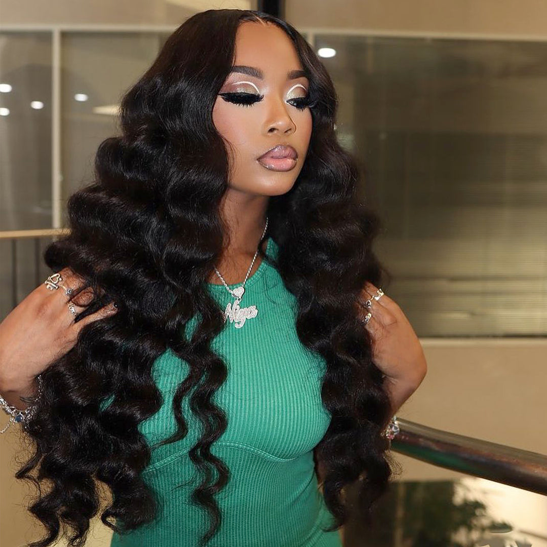 Orientfashion Loose Deep Wave Hair Bundles Human Hair for Black Women 95g/piece