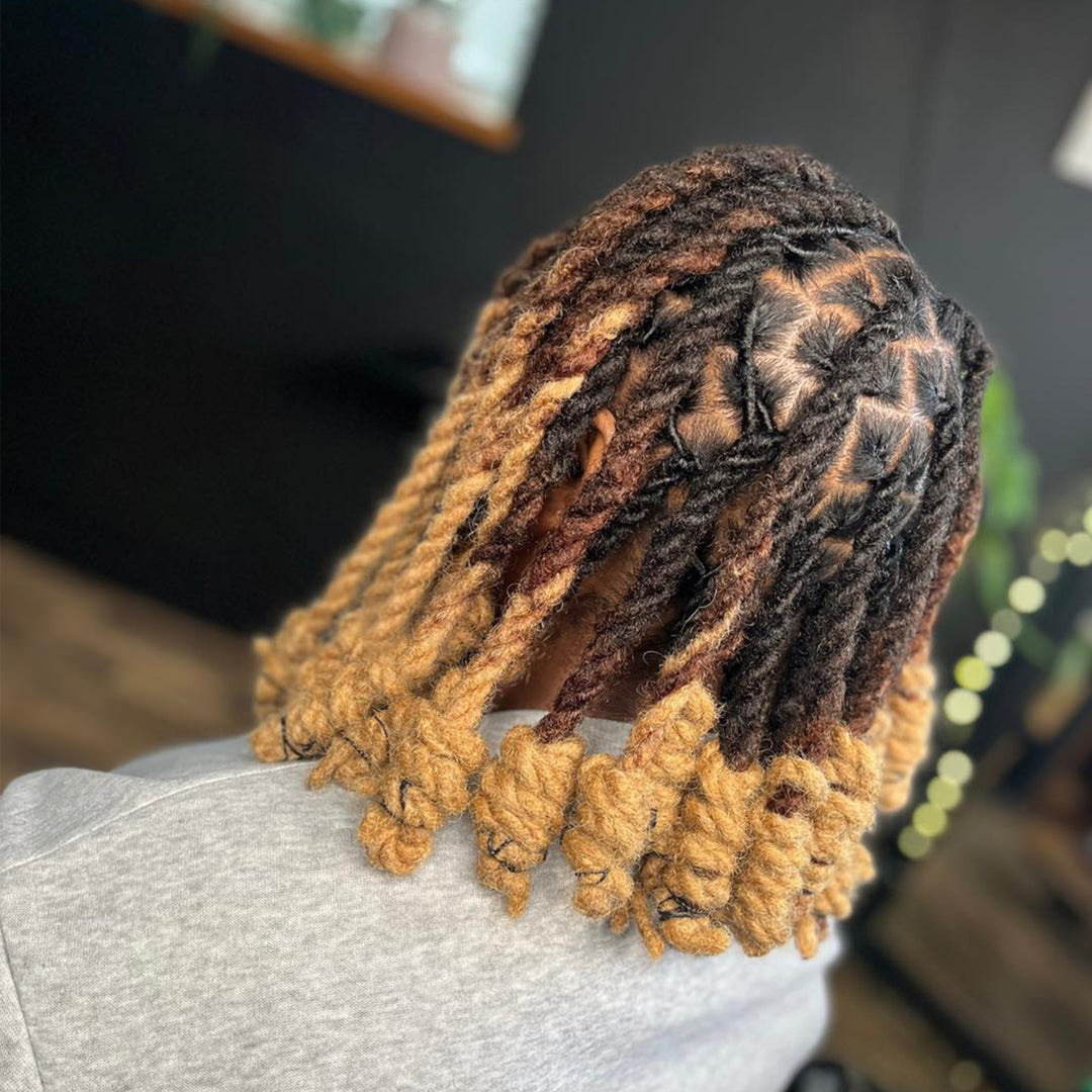 Orientfashion Colorful Dreadlocks 0.6cm Loc Extensions Human Hair (20 Locs Per Bundle)