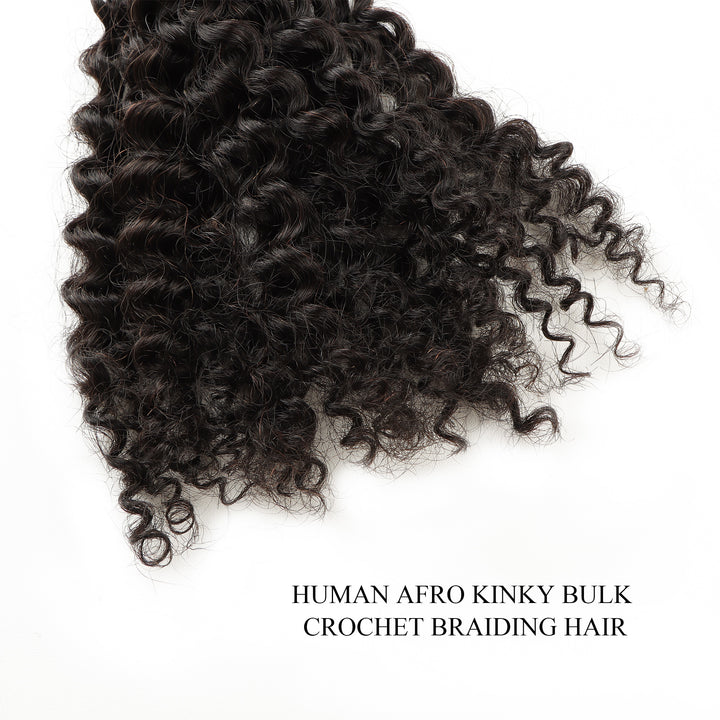 Orientfashion 4a Human Hair Bulk for Braiding 100g/Pack