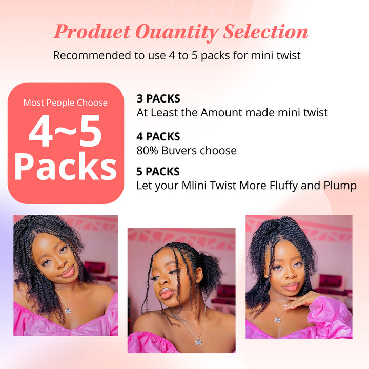 Orientfashion Afro Kinky Bulk Human Hair 50g/Pack