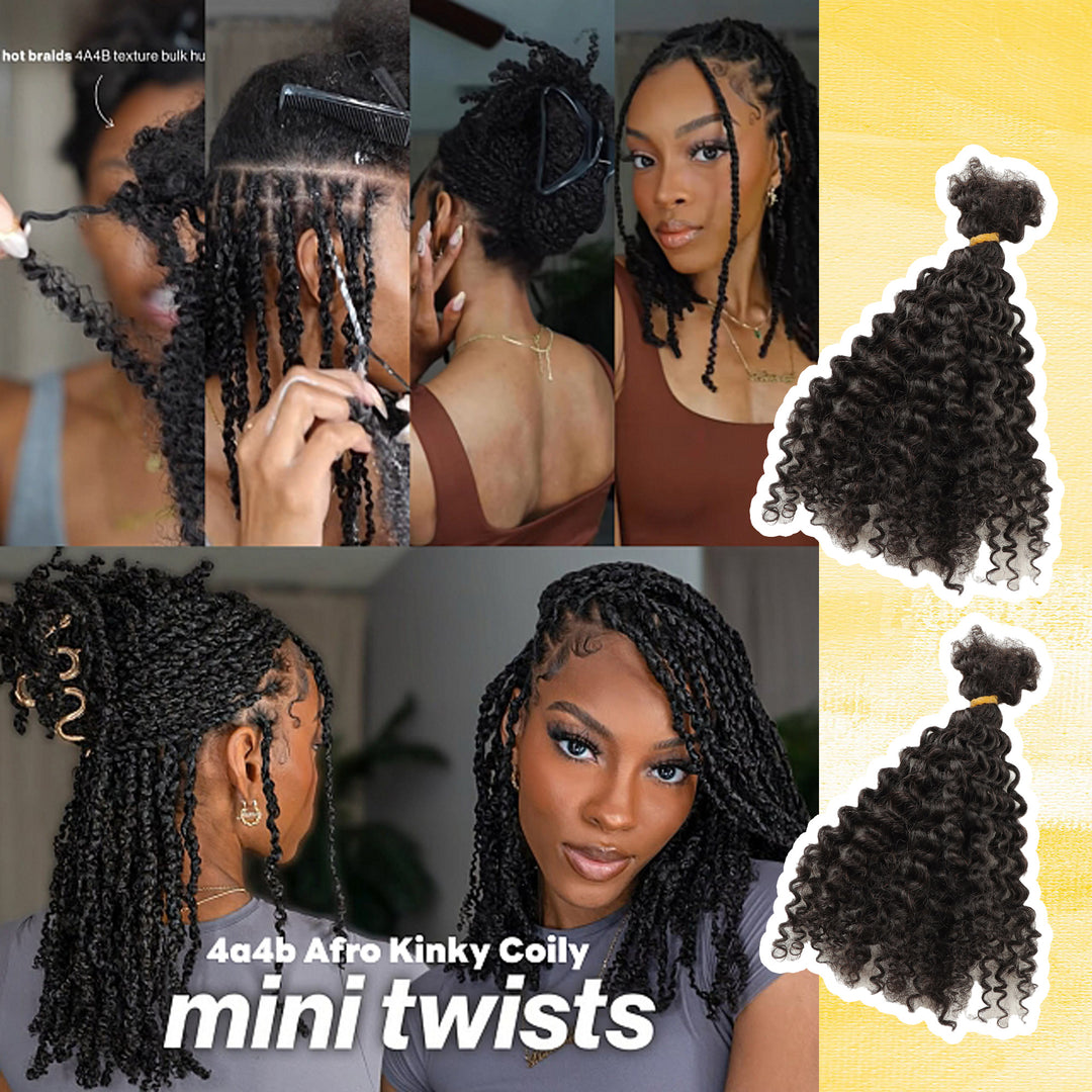 Orientfashion 4a Human Hair Bulk for Braiding 100g/Pack