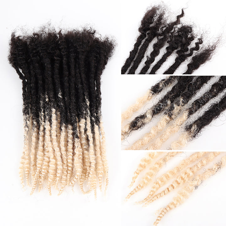 Orientfashion Ombre Textured Locs Human Hair (20 Locs Per Bundle)