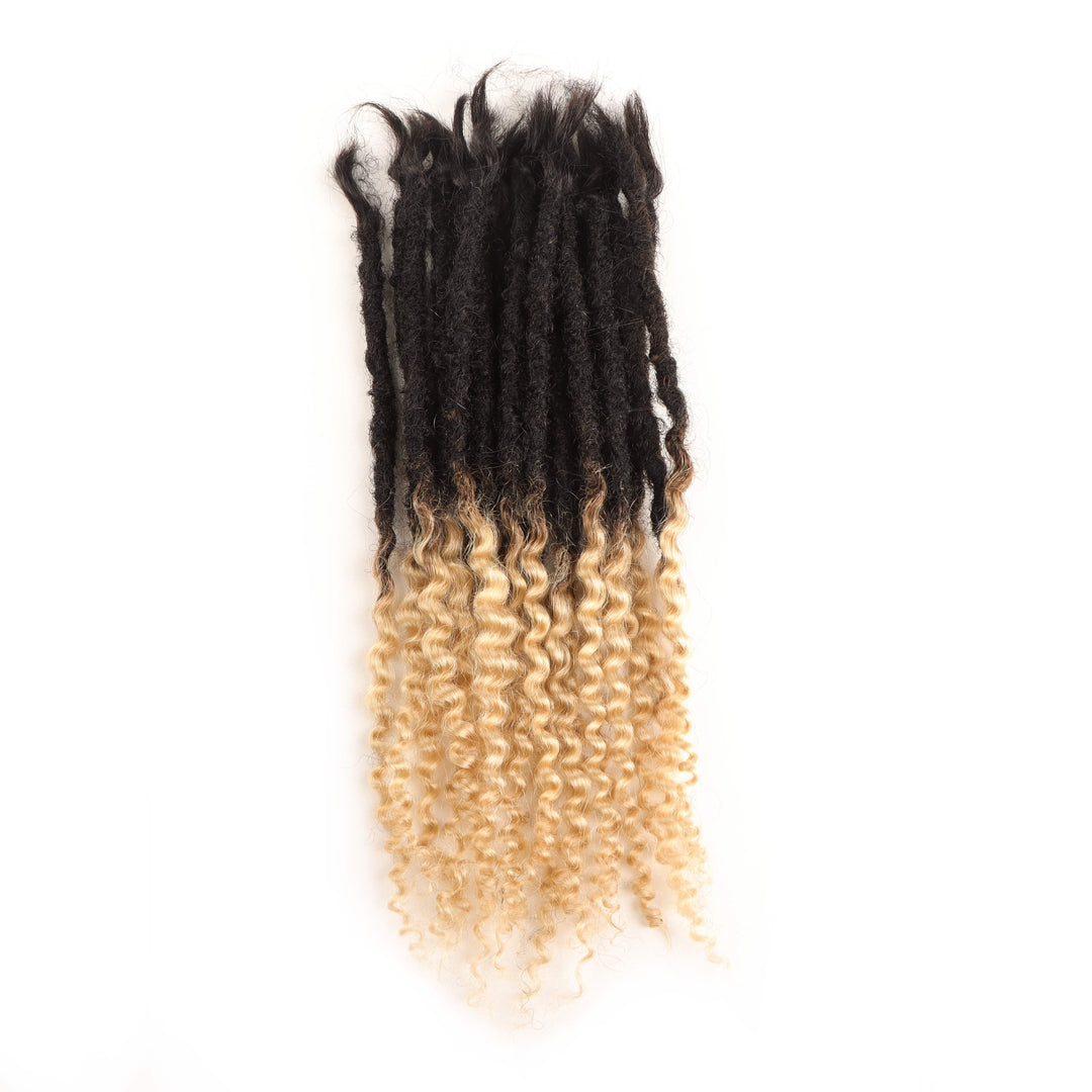 Orientfashion Ombre Deep Goddess Locs Human Hair (20 Locs Per Bundle)