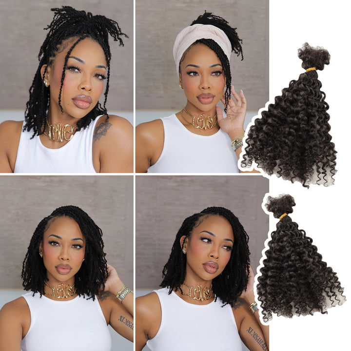 Orientfashion 4a Human Hair Bulk for Braiding 100g/Pack