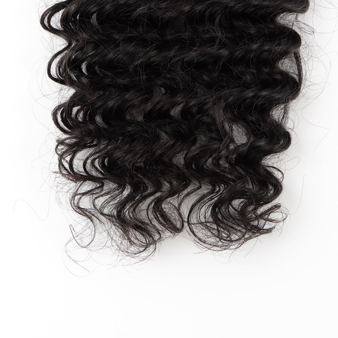 Orientfashion Deep Wave Feather Crochet Human Hair Extensions 100g/pack
