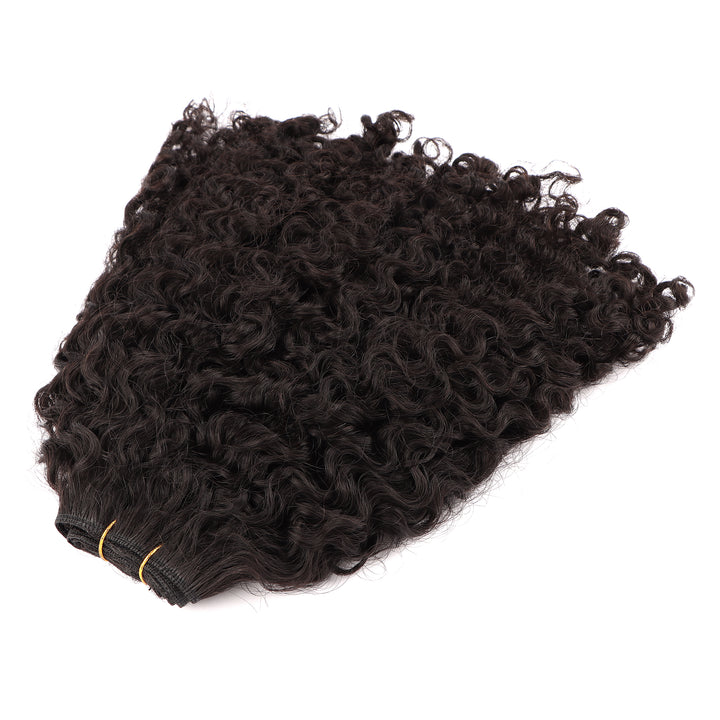 Orientfashion 100% Unprocessed Deep Curly Human Hair Weft Bundles 100g/pack