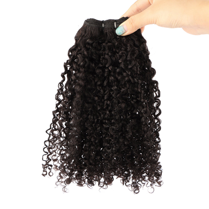 Orientfashion High Quality Pixie Curly Cuticle Aligned Virgin Human Hair Bundles 100g/pack