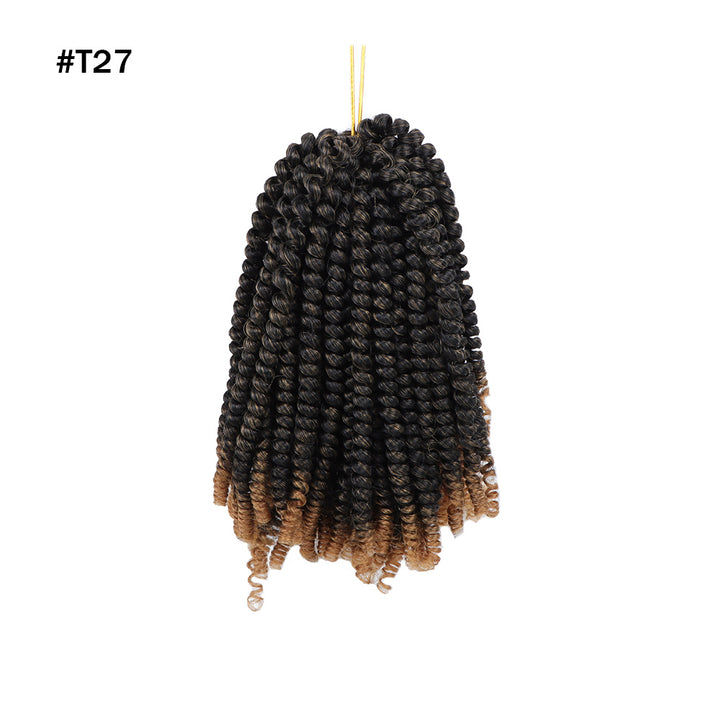 Orientfashion 8" Pre-twisted Spring Twists Crochet Braids Synthetic Braiding Hair Extension