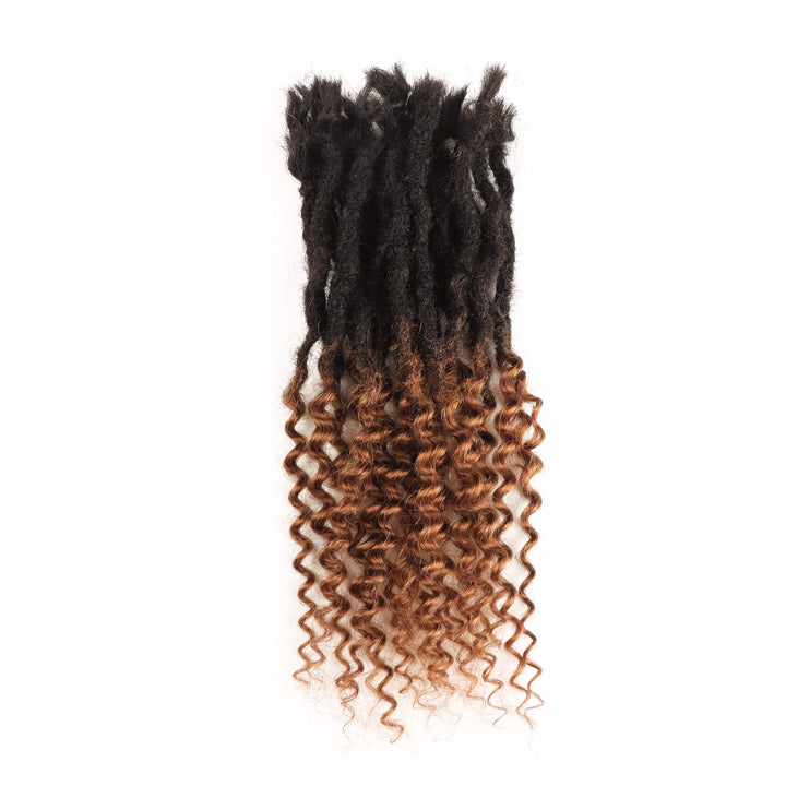 Orientfashion Ombre Deep Goddess Locs Human Hair (20 Locs Per Bundle)