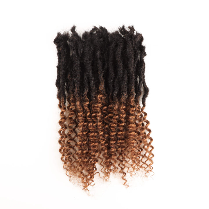 Orientfashion Ombre Deep Goddess Locs Human Hair (20 Locs Per Bundle)