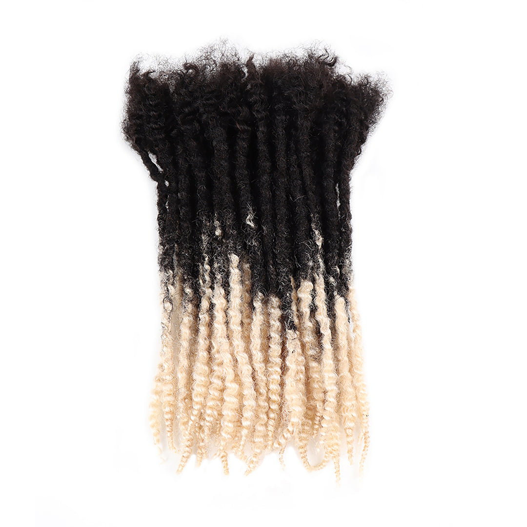 Orientfashion Ombre Textured Locs Human Hair (20 Locs Per Bundle)