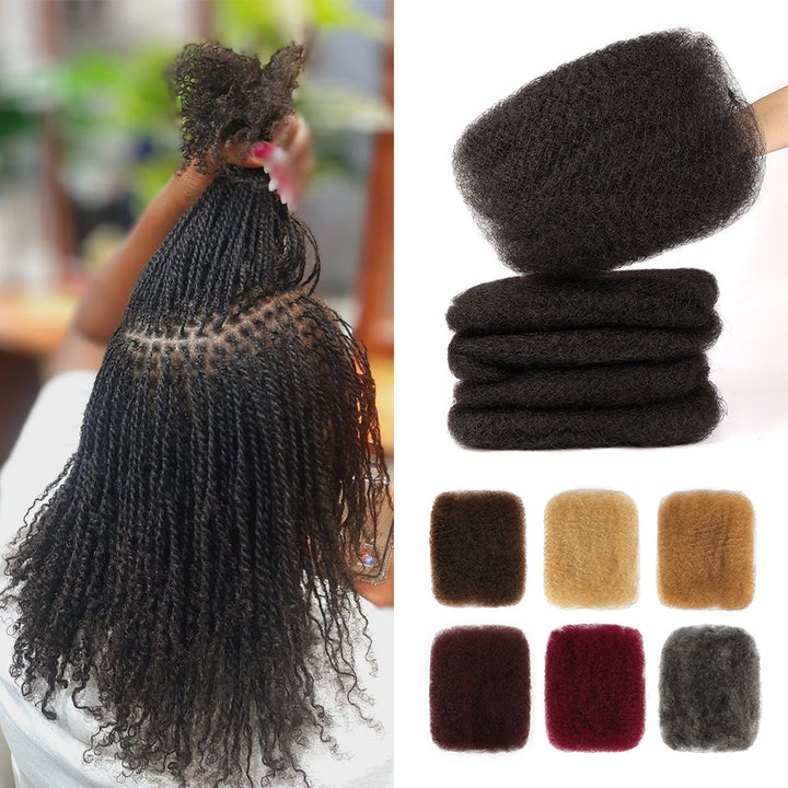 Orientfashion Afro Kinky Bulk Human Hair 50g/Pack