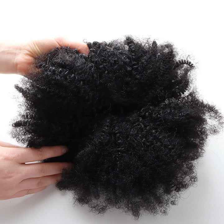 Orientfashion 4B 4C Mongolian Afro Kinky Human Hair Bundles for Black Women 100g/piece