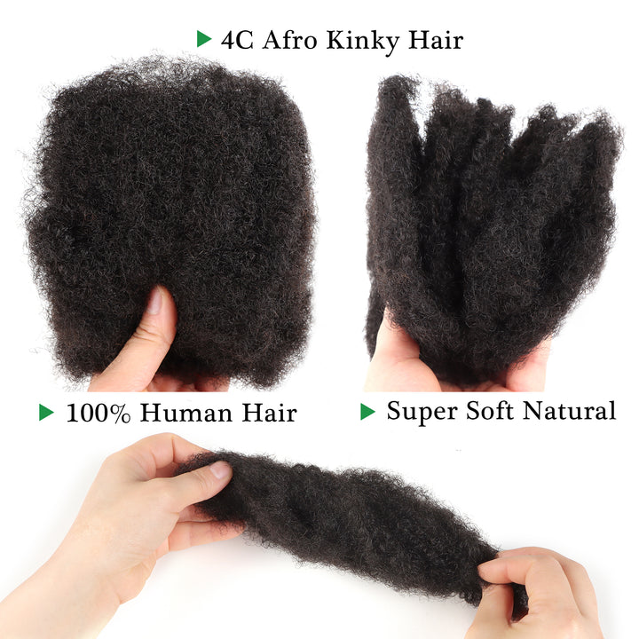 Orientfashion Afro Kinky Bulk Human Hair 30g/Pack