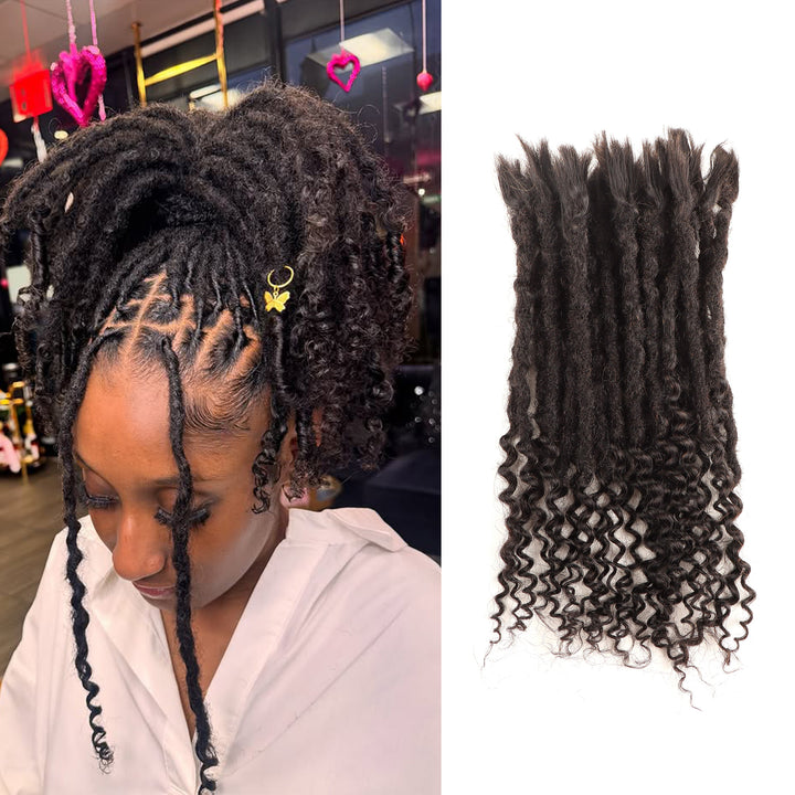 Orientfashion Deep Goddess Locs Human Hair (20 Locs Per Bundle)