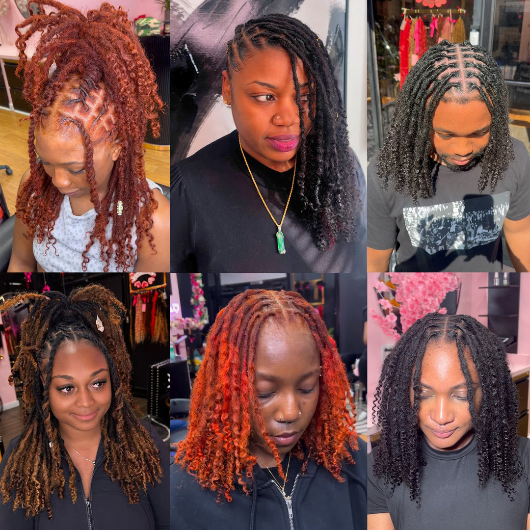 Orientfashion Deep Goddess Locs Human Hair (20 Locs Per Bundle)