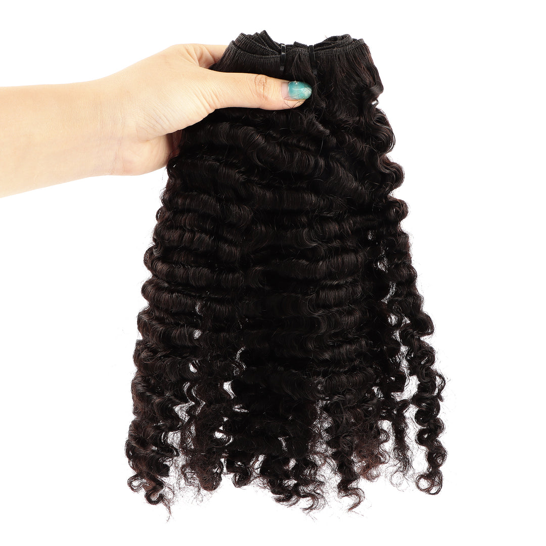 Orientfashion Raw Burmese Curly Human Hair Bundles 100g/pack