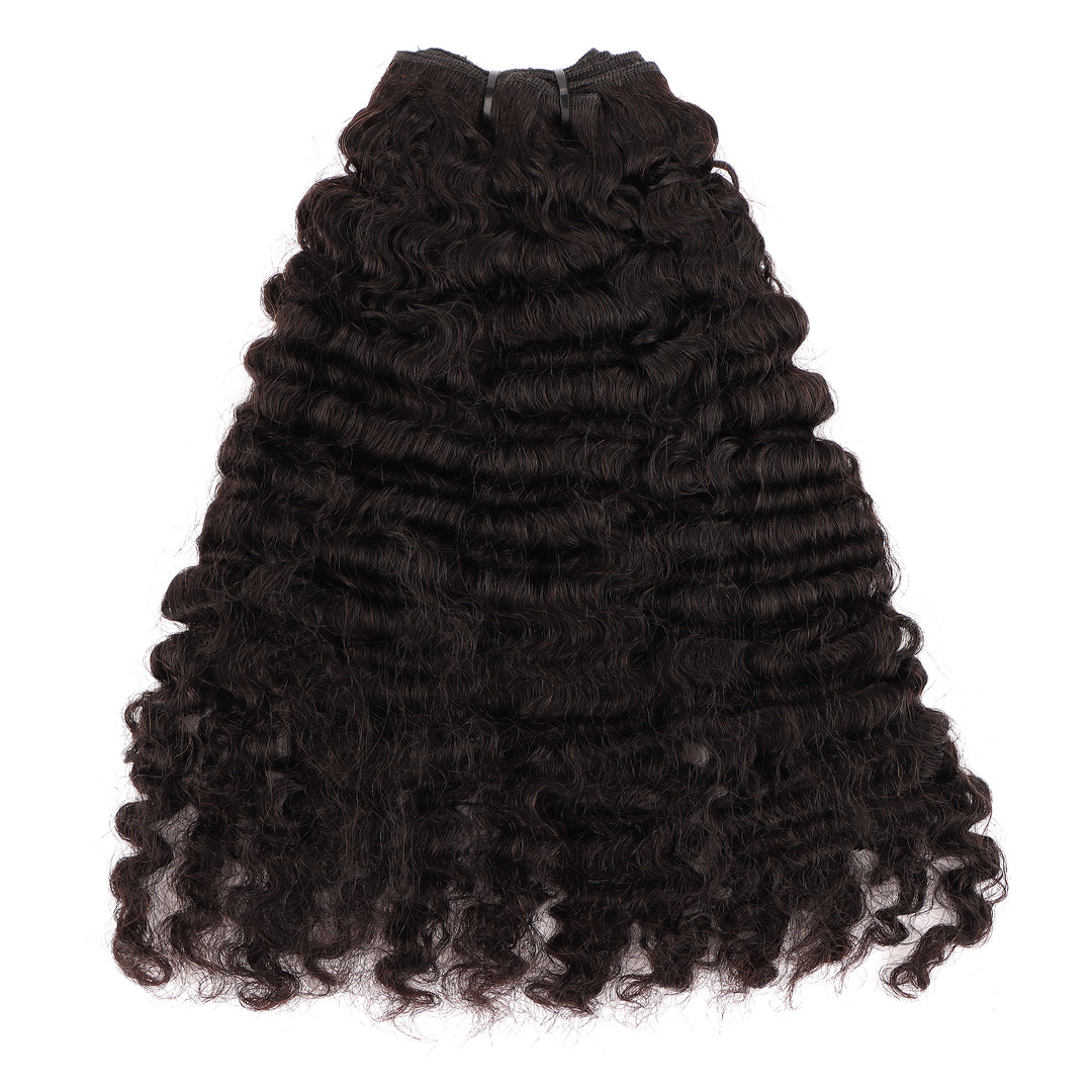 Orientfashion Raw Burmese Curly Human Hair Bundles 100g/pack