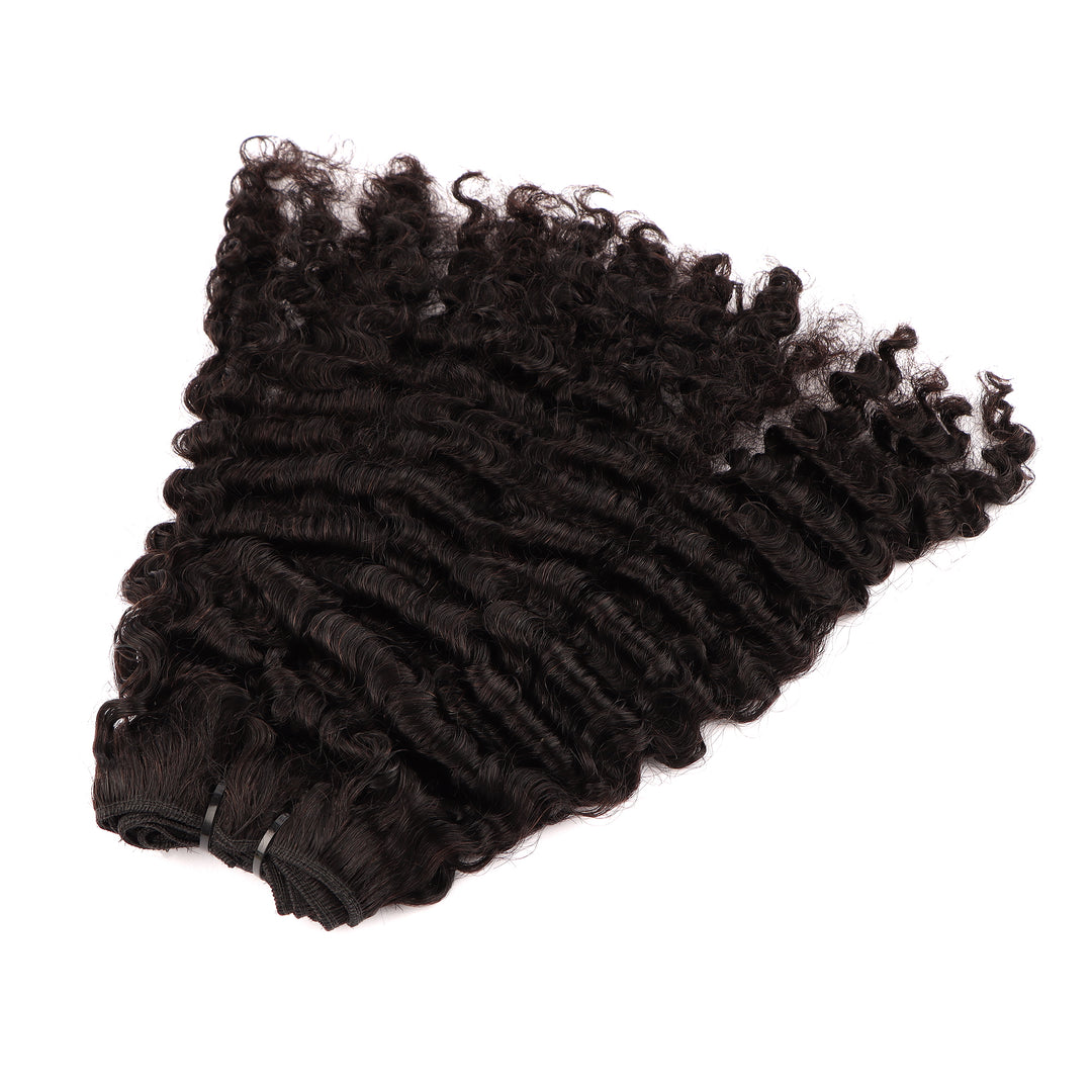 Orientfashion Raw Burmese Curly Human Hair Bundles 100g/pack